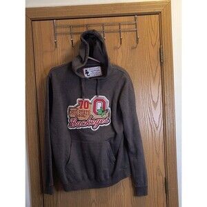 Vintage Ohio State Buckeyes NCAA Grey Hoodie Medium